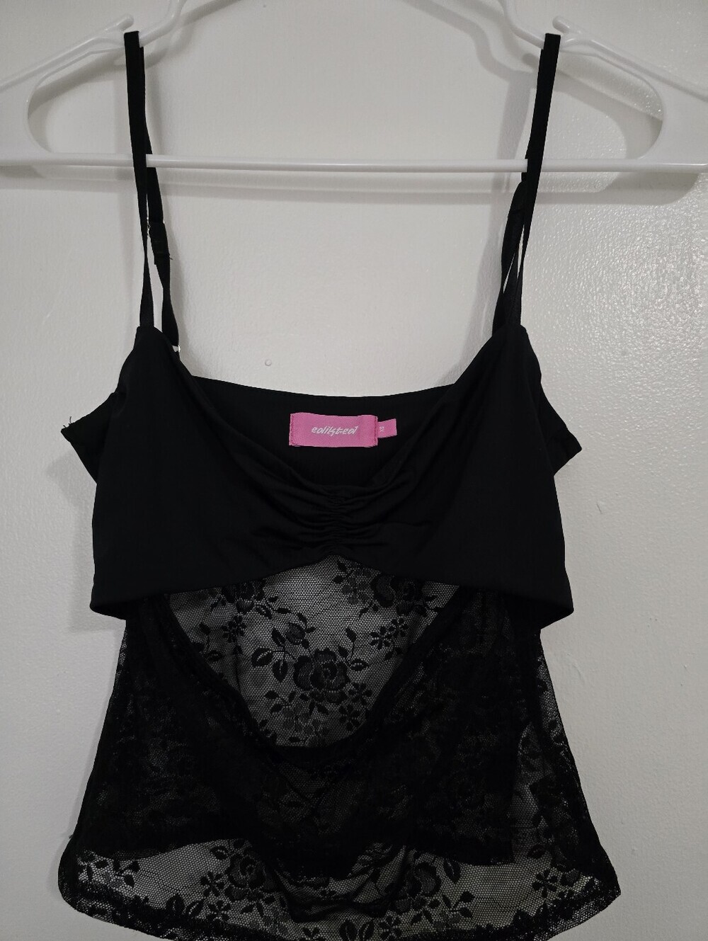Edikted Black Lace Blouse